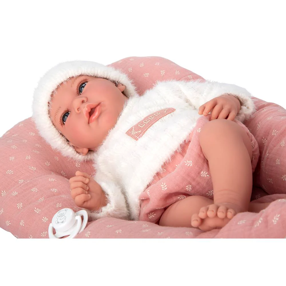 Muñeco Elegance Andie Rosa con Cojín 40 cm