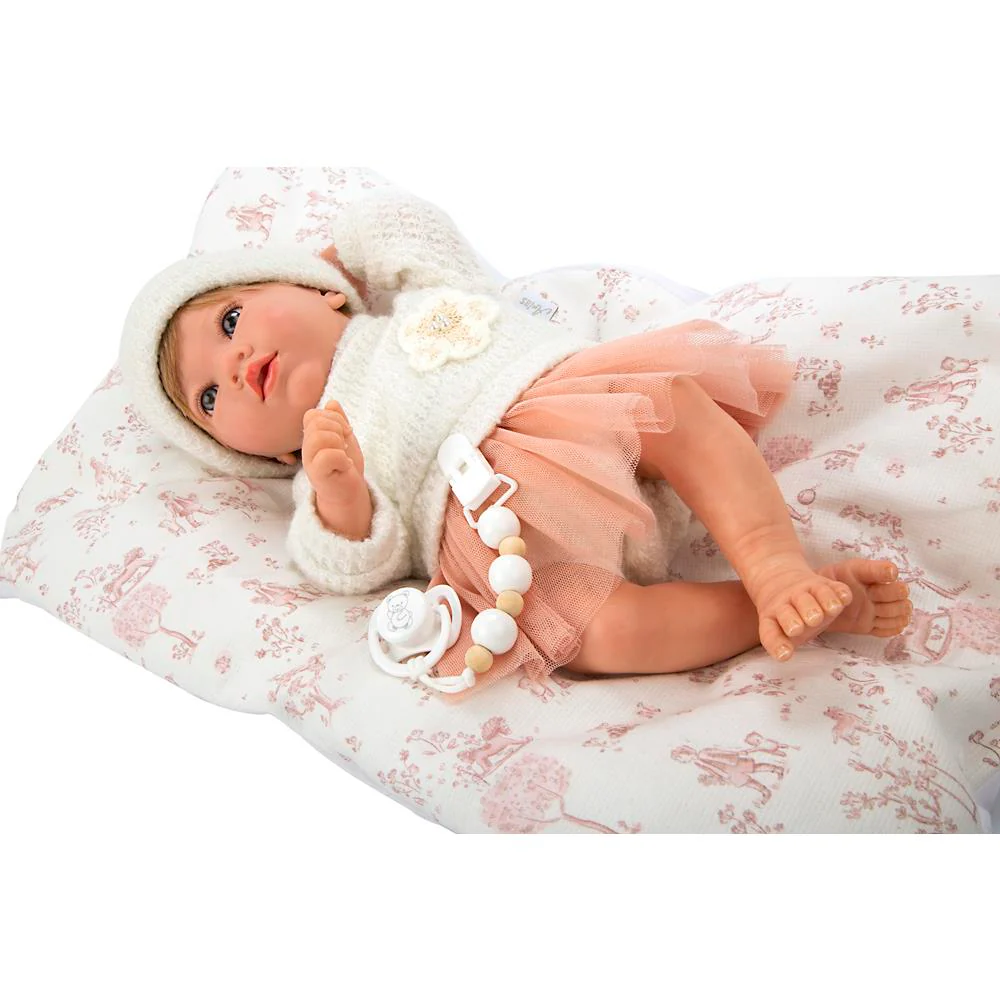 Muñeca Bebé Reborn Julia Rosa – 40 cm